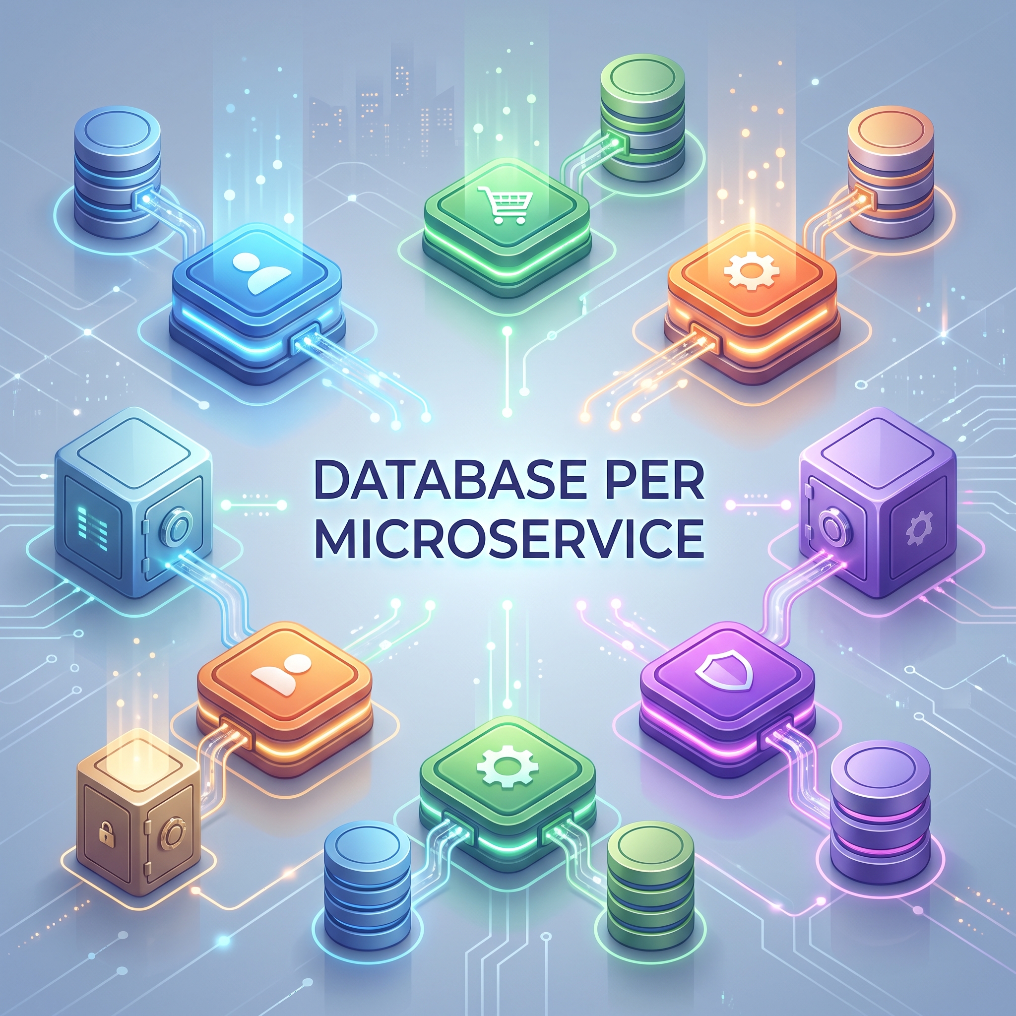 Top 10 microservice design pattern: DATABASE PER MICROSERVICE